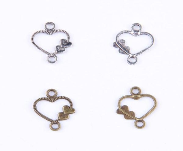 heart antique silverbronze two side conect vintage charms pendant fit bracelets necklace diy metal jewelry making 100pcslot 4013396017547, Bronze;silver
heart antique silverbronze two side conect vintage charms pendant fit bracelets necklace diy metal jewelry making 100pcslot 4013396017547, Bronze;silver