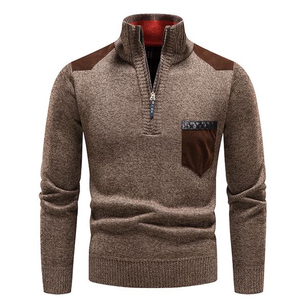 men's sweaters men's sweater turtleneck half zipper up autumn winter cold blouse fleece y2k jumpers male knit polo pullover 230822, White;black
men's sweaters men's sweater turtleneck half zipper up autumn winter cold blouse fleece y2k jumpers male knit polo pullover 230822, White;black