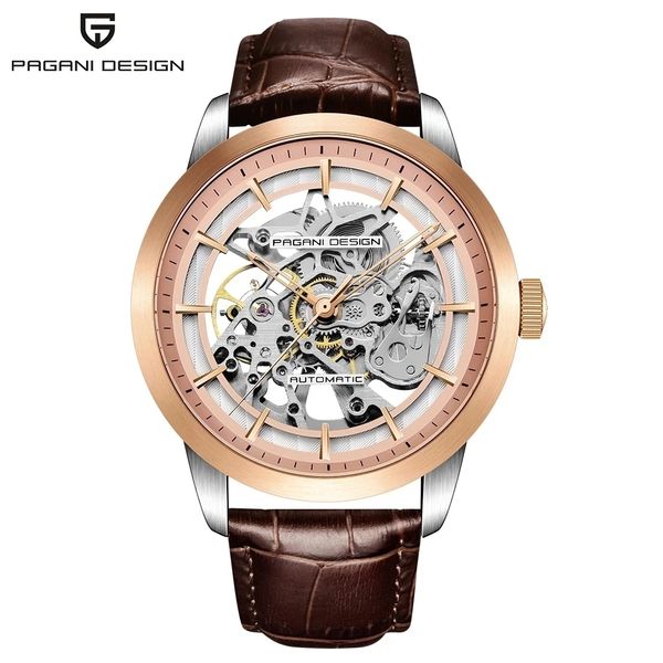 wristwatches pagani design casual fashion automatic mechanical watch 30m waterproof leather wristwatch luxury brand man's watches relog, Slivery;brown
wristwatches pagani design casual fashion automatic mechanical watch 30m waterproof leather wristwatch luxury brand man's watches relog, Slivery;brown