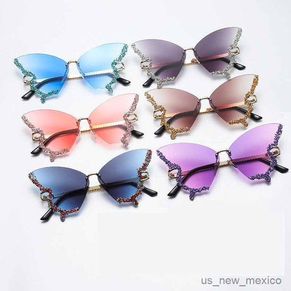 sunglasses rhinestone rimless butterfly sunglasses eye-catching glasses trendy large frame cycling eyewear advanced protection glasses r2308, White;black
sunglasses rhinestone rimless butterfly sunglasses eye-catching glasses trendy large frame cycling eyewear advanced protection glasses r2308, White;black
