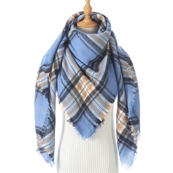 scarves design brand women scarf fashion plaid winter cashmere lady pashmina shawl wraps neck warm bandana foulard 230823, Blue;gray
scarves design brand women scarf fashion plaid winter cashmere lady pashmina shawl wraps neck warm bandana foulard 230823, Blue;gray
