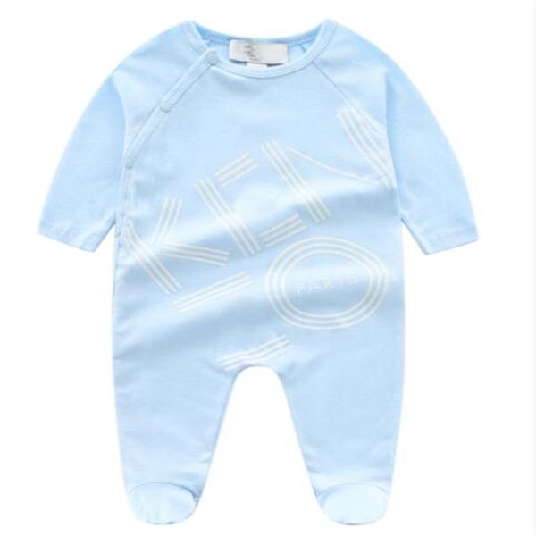 100% cotton newborn baby rompers spring autumn long sleeve infant boy girl jumpsuit casual outfit letter pajamas designer kids brand clothes, Blue
100% cotton newborn baby rompers spring autumn long sleeve infant boy girl jumpsuit casual outfit letter pajamas designer kids brand clothes, Blue