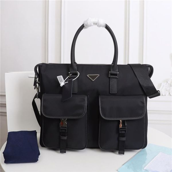 men's black nylon designer waterproof briefcase lapbag large capacity casual simple office handbag2917
men's black nylon designer waterproof briefcase lapbag large capacity casual simple office handbag2917