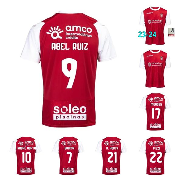 23 24 sc braga mens soccer jerseys bruma abel ruiz andre horta a. djalo mendes rony lopes home red short sleeve football shirts uniforms r., Black;yellow
23 24 sc braga mens soccer jerseys bruma abel ruiz andre horta a. djalo mendes rony lopes home red short sleeve football shirts uniforms r., Black;yellow