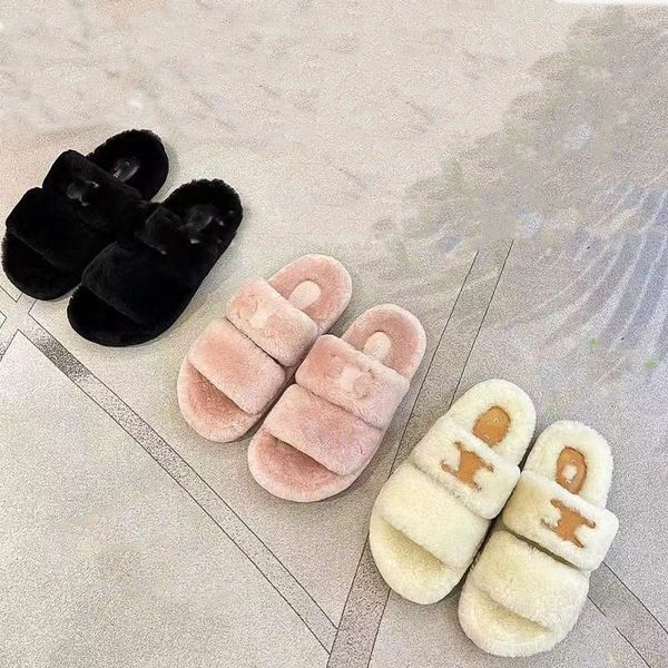 luxury designer womens slippers ladies wool slides winter fur fluffy furry warm letters sandals comfortable fuzzy girl flip flop slipper, Black
luxury designer womens slippers ladies wool slides winter fur fluffy furry warm letters sandals comfortable fuzzy girl flip flop slipper, Black