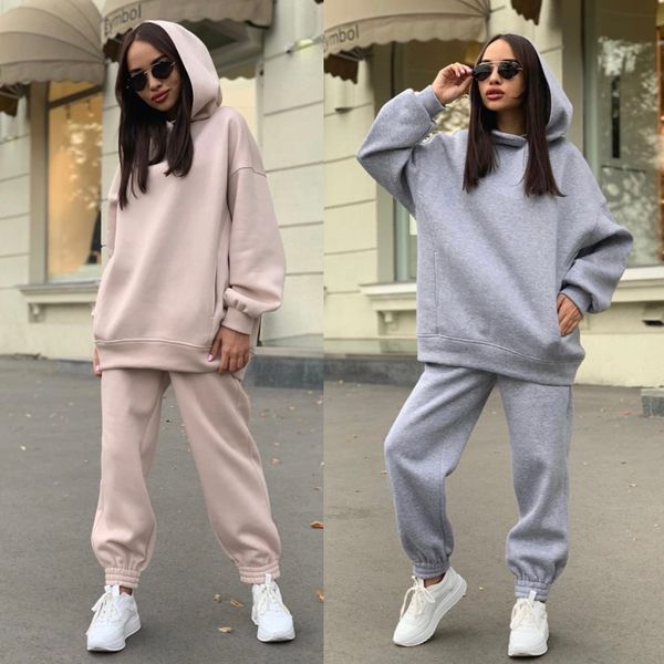 womens two piece pants womens tracksuit warm hooded two piece set loose hoodies jogger pants sets female autumn winter casual sportswear sui, White
womens two piece pants womens tracksuit warm hooded two piece set loose hoodies jogger pants sets female autumn winter casual sportswear sui, White