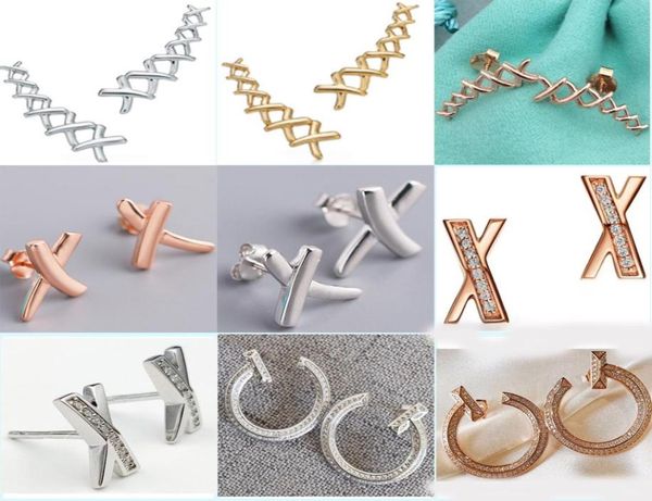 x stud earrings s925 silver classic earring cross zicon paved fashion female designer round earrings for women engage5920790, Golden;silver
x stud earrings s925 silver classic earring cross zicon paved fashion female designer round earrings for women engage5920790, Golden;silver
