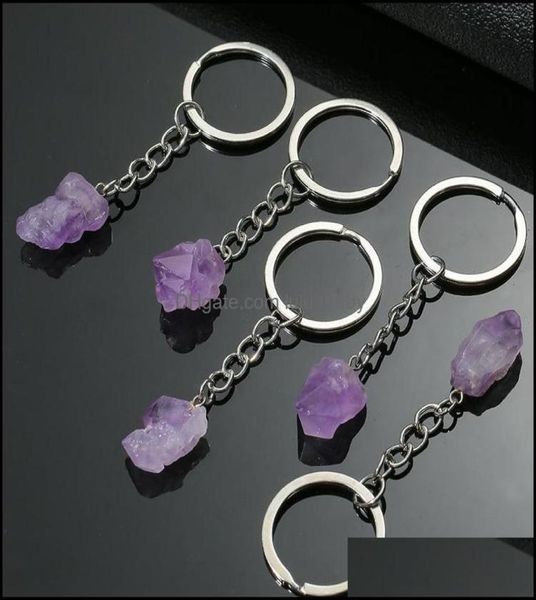 key rings jewelry natural stone amethyst crystal ring keychain pendant keyrings bag accessories drop delivery 2021 phvoq3979590, Slivery;golden
key rings jewelry natural stone amethyst crystal ring keychain pendant keyrings bag accessories drop delivery 2021 phvoq3979590, Slivery;golden