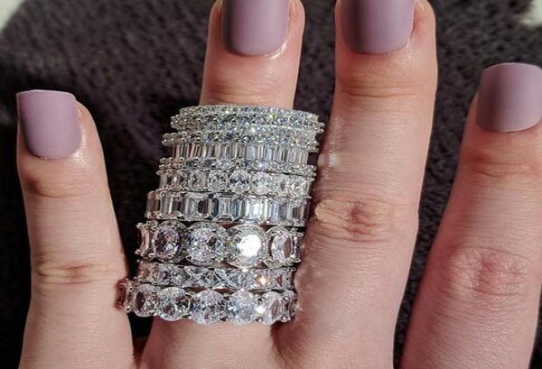 vecalon 10 styles classic wedding band ring 925 sterling silver diamond engagement rings for women men drop jewelry9854032, Slivery;golden
vecalon 10 styles classic wedding band ring 925 sterling silver diamond engagement rings for women men drop jewelry9854032, Slivery;golden