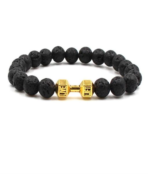 lava rock dumbbell bracelet men 8mm frosted bracelets fashion luxury designer jewelry bracelet women bracelet gift6837008, Golden;silver
lava rock dumbbell bracelet men 8mm frosted bracelets fashion luxury designer jewelry bracelet women bracelet gift6837008, Golden;silver