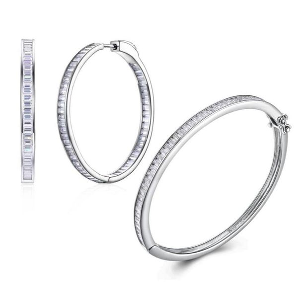 solid 925 sterling silver bangle hoop earrings set rec cubiz zirconia engagement wedding bridal anniversary jewelry sets65290588708905
solid 925 sterling silver bangle hoop earrings set rec cubiz zirconia engagement wedding bridal anniversary jewelry sets65290588708905