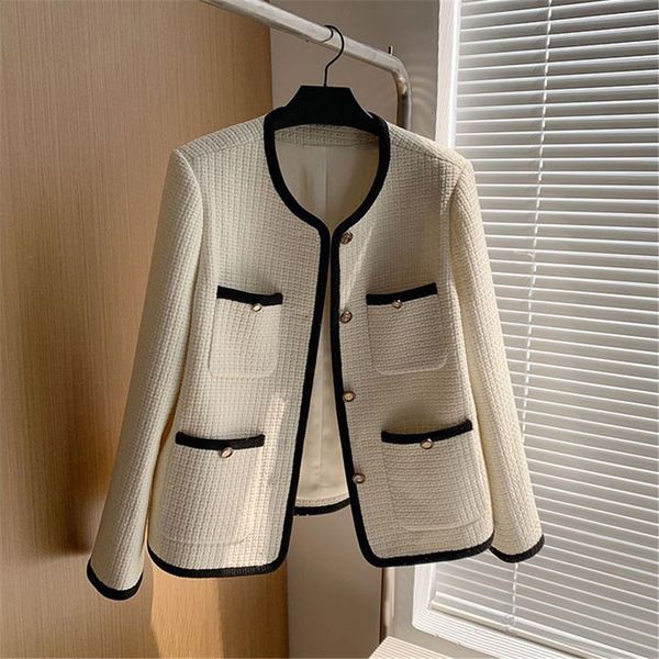womens jackets elegant luxury tweed jacket women single breasted black coat autumn vintage beige korean chic outwear office ladies oversize, Black;brown
womens jackets elegant luxury tweed jacket women single breasted black coat autumn vintage beige korean chic outwear office ladies oversize, Black;brown