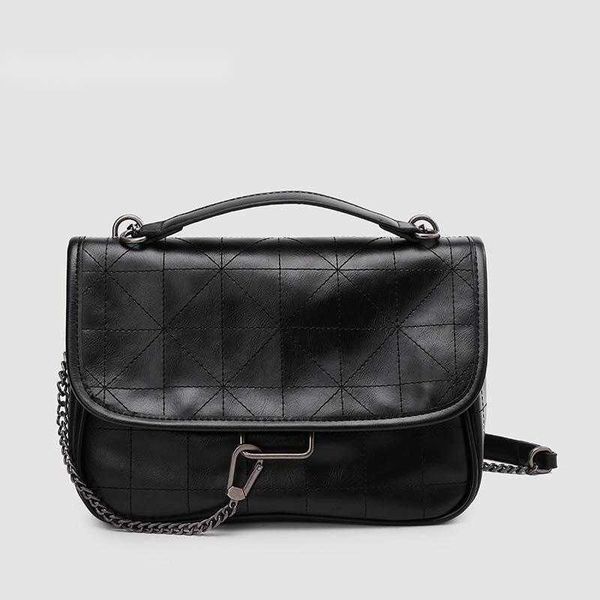 2023 women's bag black versatile rock soft single shoulder messenger bag lingge chain wandering women's bag
2023 women's bag black versatile rock soft single shoulder messenger bag lingge chain wandering women's bag