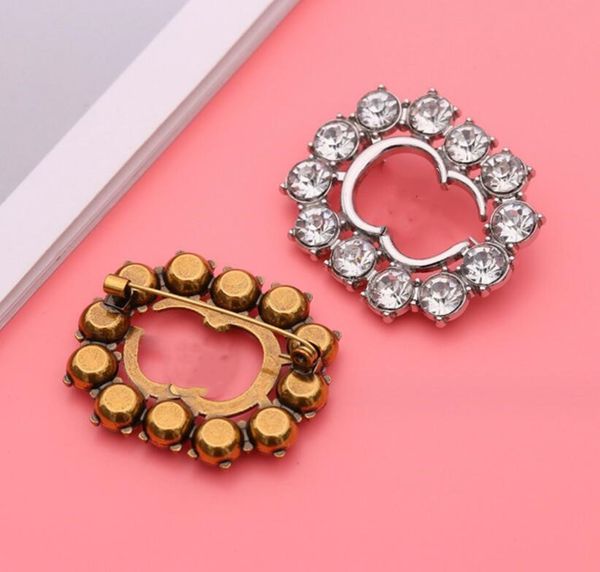 european and american retro letter brooch fashion new diamond temperament coat suit jacket accessories women, Gray
european and american retro letter brooch fashion new diamond temperament coat suit jacket accessories women, Gray
