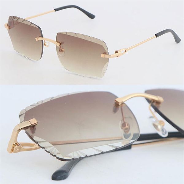 latest fashion metal rimless cf6g52cf sunglasses man womens designer diamond cut sun glasses protection outdoor design gold sungla291d, White;black
latest fashion metal rimless cf6g52cf sunglasses man womens designer diamond cut sun glasses protection outdoor design gold sungla291d, White;black