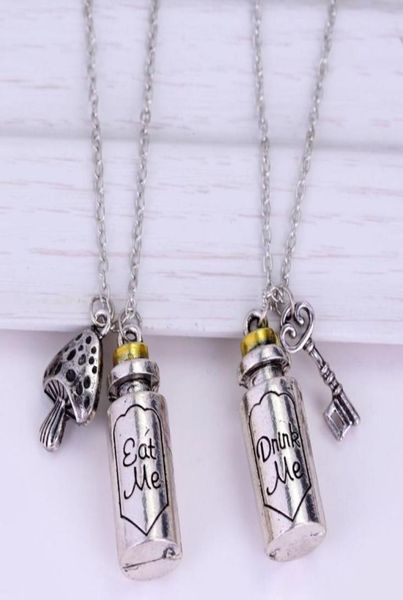 whole fairy tale story alice in wonderland necklaces grade quality letter drink me eat me pendant couple jewelry classic b20117522014, Silver
whole fairy tale story alice in wonderland necklaces grade quality letter drink me eat me pendant couple jewelry classic b20117522014, Silver