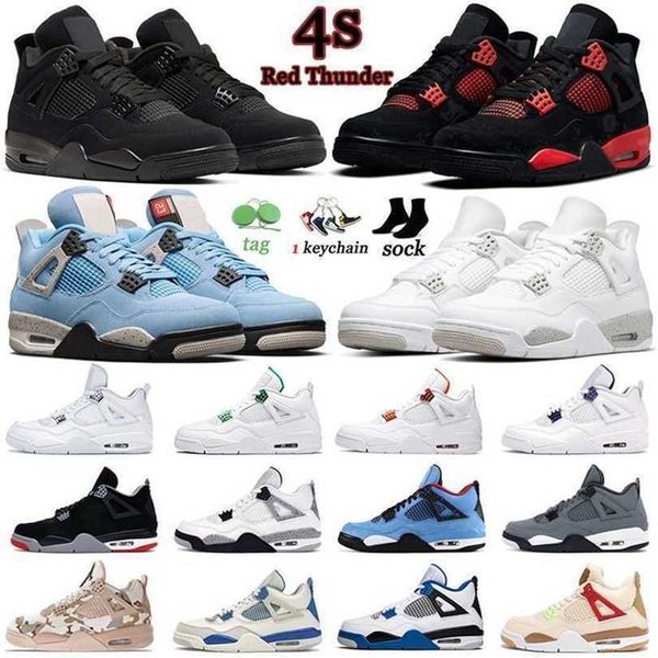 2023 red thunder 4s jumpman basketball shoes for men women university blue black cat bred cement cool grey motosports mens trainers sports
2023 red thunder 4s jumpman basketball shoes for men women university blue black cat bred cement cool grey motosports mens trainers sports
