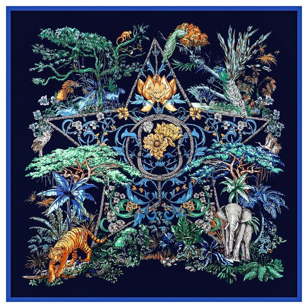 silk scarves double-sided printing beveled silk scarf women widened long ribbon fashion decorative famous designer horse print pattern squar, Blue;gray
silk scarves double-sided printing beveled silk scarf women widened long ribbon fashion decorative famous designer horse print pattern squar, Blue;gray