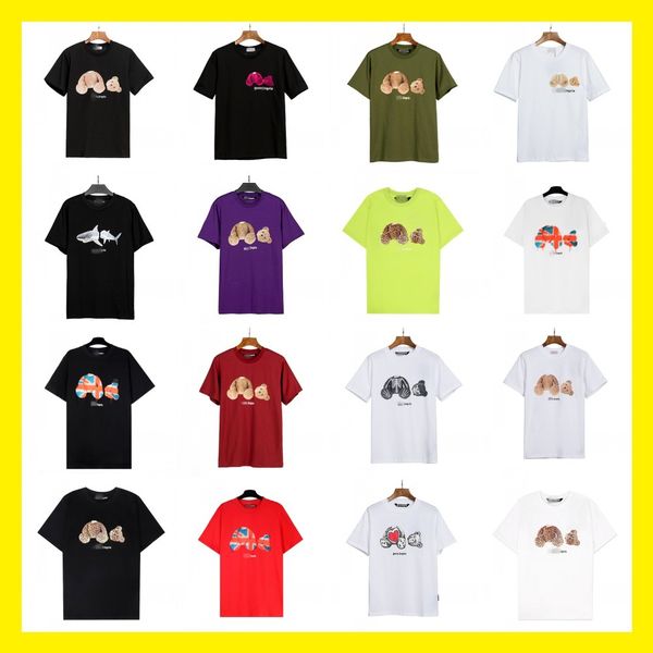 23ss child tshirt toddler tee kid designer t shirt boys girls round neck pure cotton decapitated bear letter printing t-shirt kids clothes f, White;black
23ss child tshirt toddler tee kid designer t shirt boys girls round neck pure cotton decapitated bear letter printing t-shirt kids clothes f, White;black