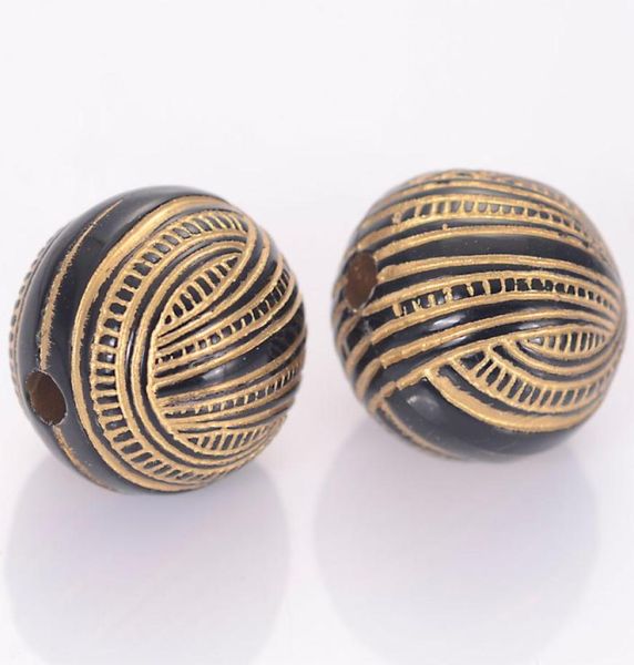 40 pcs 16mm striped round acrylic antique design beads for women diy bracelet bangle jewelry making accessories5325449, Black
40 pcs 16mm striped round acrylic antique design beads for women diy bracelet bangle jewelry making accessories5325449, Black