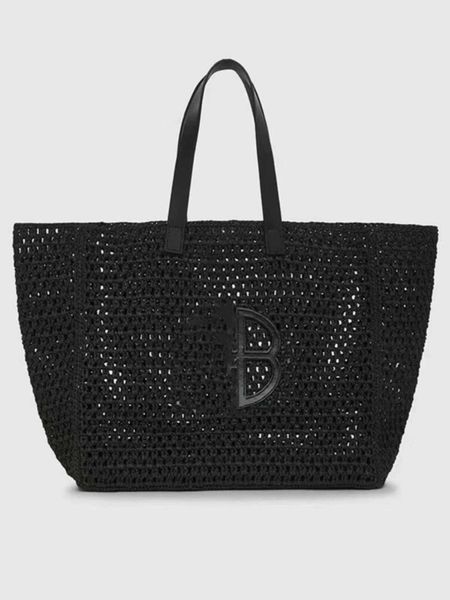 aninee bing women designer large bags beach woven seaweed handmade black totes outdoor bags
aninee bing women designer large bags beach woven seaweed handmade black totes outdoor bags