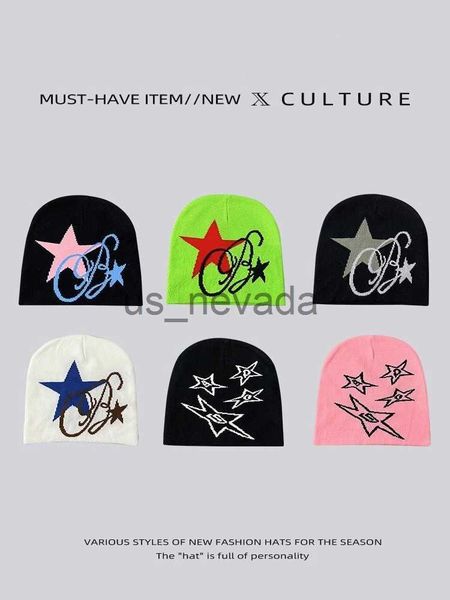 beanie/skull caps autumn and winter street fashion brand y2k star cold hat female couple versatile headband hat knitted woolen hat male j230, Blue;gray
beanie/skull caps autumn and winter street fashion brand y2k star cold hat female couple versatile headband hat knitted woolen hat male j230, Blue;gray