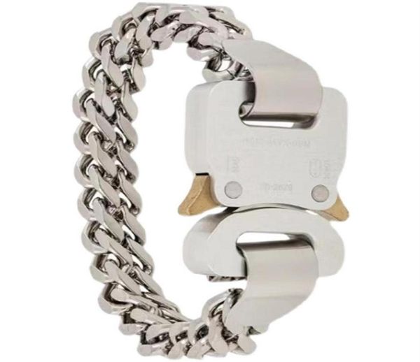 1017 alyx 9sm doublelayer chain alloy buckle bracelet simple hiphop with the same bracelet ins tide brand fashion allmatch jewe6762202, Black
1017 alyx 9sm doublelayer chain alloy buckle bracelet simple hiphop with the same bracelet ins tide brand fashion allmatch jewe6762202, Black