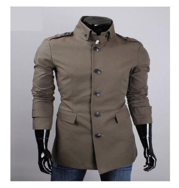 new fashion men039s medium long version single breasted button trench coat male casual outerwear men jacket6718445, Tan;black
new fashion men039s medium long version single breasted button trench coat male casual outerwear men jacket6718445, Tan;black