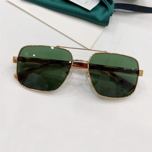 square metal pilot sunglasses for men gold green lens 0529 designer glasses outdoor uv400 protection eyewear with box263r, White;black
square metal pilot sunglasses for men gold green lens 0529 designer glasses outdoor uv400 protection eyewear with box263r, White;black