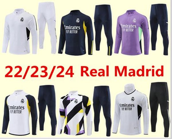 2023-2024 real madrids tracksuit set training suit 23/24 men and kids football jacket chandal futbol survetement, Black
2023-2024 real madrids tracksuit set training suit 23/24 men and kids football jacket chandal futbol survetement, Black