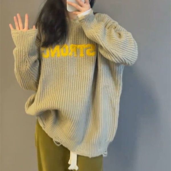 womens sweaters deeptown vintage sweater women oversized streetwear korean fashion knitted jumper grunge y2k knitwear preppy pullover aesthe, White;black
womens sweaters deeptown vintage sweater women oversized streetwear korean fashion knitted jumper grunge y2k knitwear preppy pullover aesthe, White;black