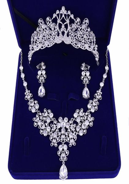 luxury cubic zirconia tiara and necklace earring for women wedding jewelry set for bride zircon crowns jewelry bridal accessories8206773, White
luxury cubic zirconia tiara and necklace earring for women wedding jewelry set for bride zircon crowns jewelry bridal accessories8206773, White