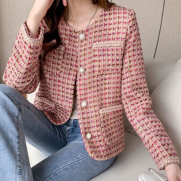 womens jackets woolen jacket women autumn harajuku pink plaid tweed jacket women runway designer short coat streetwear 230822, Black;brown
womens jackets woolen jacket women autumn harajuku pink plaid tweed jacket women runway designer short coat streetwear 230822, Black;brown