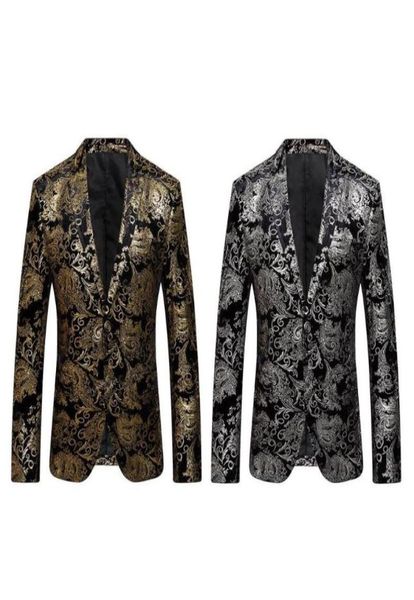 2018 new male floral jacket suit mens blazers fashion single button suits slim fit party blazers plus size m4xl9337786, White;black
2018 new male floral jacket suit mens blazers fashion single button suits slim fit party blazers plus size m4xl9337786, White;black