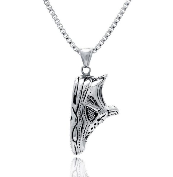 stainless steel men039s sneakers pendant necklace hip hop sports shoes necklaces jewelry with box chain for him gift7029321, Silver
stainless steel men039s sneakers pendant necklace hip hop sports shoes necklaces jewelry with box chain for him gift7029321, Silver