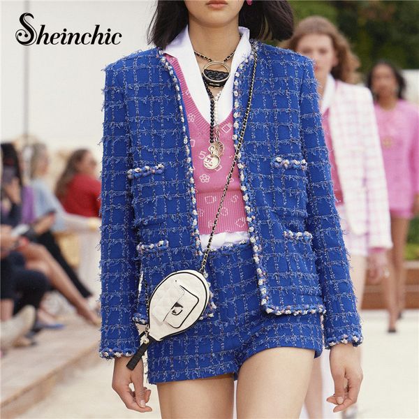 womens jackets autumn winter luxury clothes women vintage woven blue tweed jacket brand designer wool coat korean fashion streetwear 230822, Black;brown
womens jackets autumn winter luxury clothes women vintage woven blue tweed jacket brand designer wool coat korean fashion streetwear 230822, Black;brown
