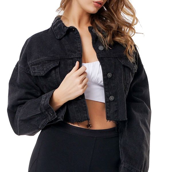 women's jackets for women2023 denim coat cow autumn and winter long sleeve slim women jacket 230822, Black;brown
women's jackets for women2023 denim coat cow autumn and winter long sleeve slim women jacket 230822, Black;brown
