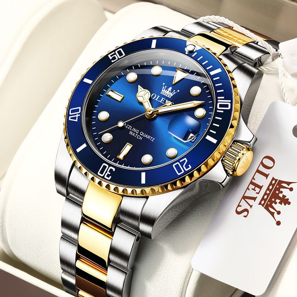 wristwatches olevs 5885 men's green water ghost watch luxury business waterproof large dial sports stainless steel men's watch 230, Slivery;brown
wristwatches olevs 5885 men's green water ghost watch luxury business waterproof large dial sports stainless steel men's watch 230, Slivery;brown