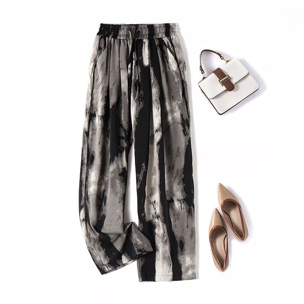 tie dye striped vintage elastic high waist lace up wide-leg loose women's pants fashion full length pants for women 2023, Black;white
tie dye striped vintage elastic high waist lace up wide-leg loose women's pants fashion full length pants for women 2023, Black;white