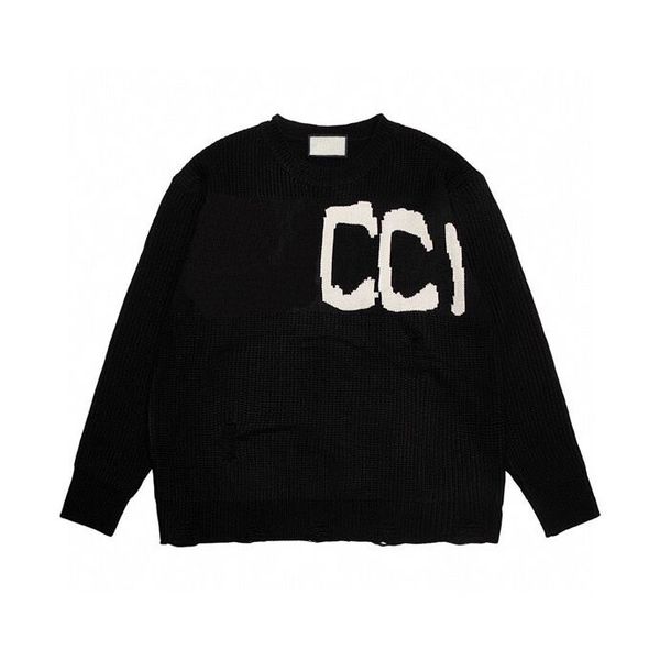 2023 autumn and winter pullover long-sleeved fashion sweater for men and women the same classic black and white sweater 1h37, Black;brown
2023 autumn and winter pullover long-sleeved fashion sweater for men and women the same classic black and white sweater 1h37, Black;brown