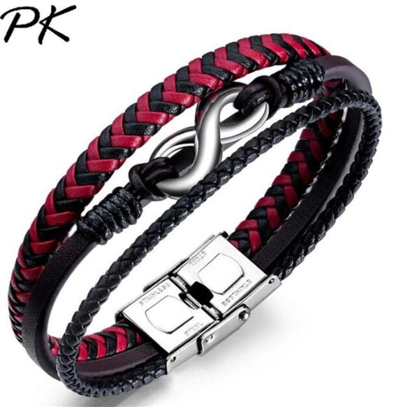 european and american popular leather woven bracelet titanium steel men039s leather bracelet red and black color leather bracel4056945
european and american popular leather woven bracelet titanium steel men039s leather bracelet red and black color leather bracel4056945