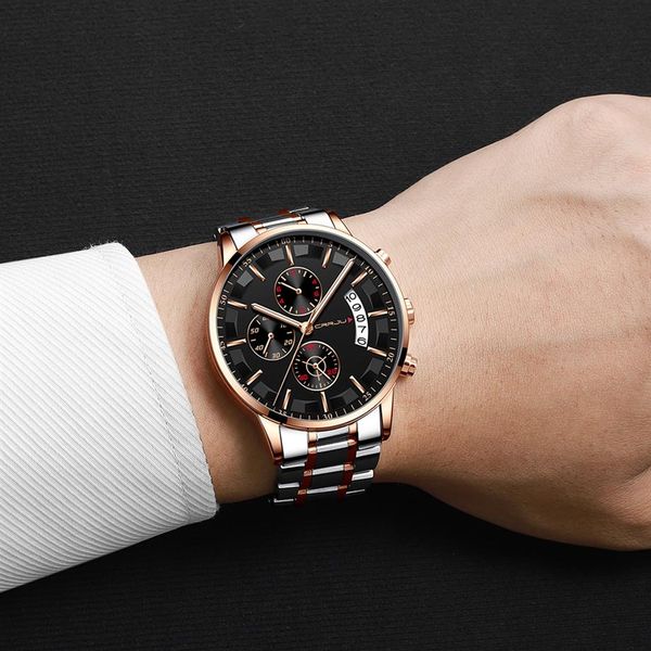 brand crrju luxury men fashion business watches men's quartz date clock man stainless steel wrist watch relogio masculino235a, Slivery;brown
brand crrju luxury men fashion business watches men's quartz date clock man stainless steel wrist watch relogio masculino235a, Slivery;brown