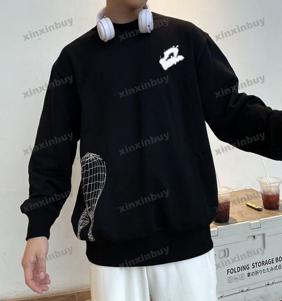 xinxinbuy men women designer sweatshirt air balloon letter embroidery sweater green gray blue black white xs-l, Black;brown
xinxinbuy men women designer sweatshirt air balloon letter embroidery sweater green gray blue black white xs-l, Black;brown