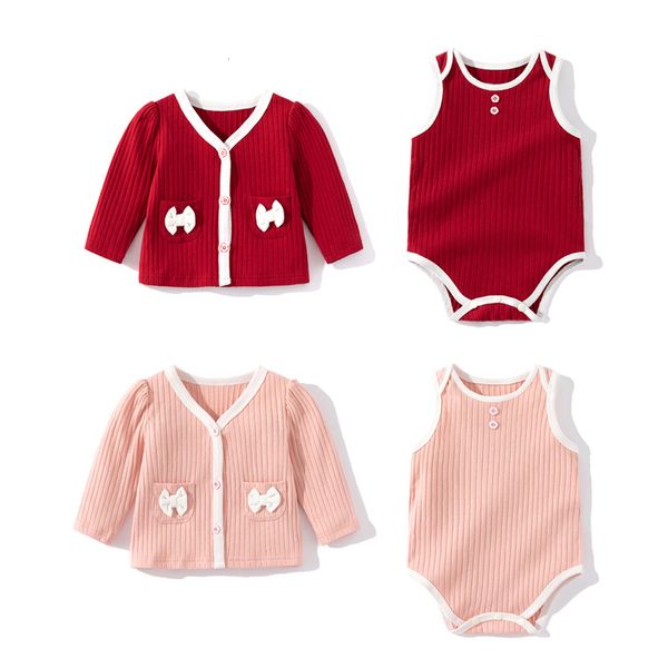 rompers 2023 spring autumn baby girl 2pcs clothes set cotton long sleeve knotbow pocket coat sleeveless suit infant outfit 230823, Blue
rompers 2023 spring autumn baby girl 2pcs clothes set cotton long sleeve knotbow pocket coat sleeveless suit infant outfit 230823, Blue