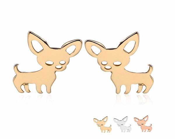 new chihuahua baby dog earring stainless steel studs earrings accessories jewelry for kids grils women efe0693683238, Golden;silver
new chihuahua baby dog earring stainless steel studs earrings accessories jewelry for kids grils women efe0693683238, Golden;silver