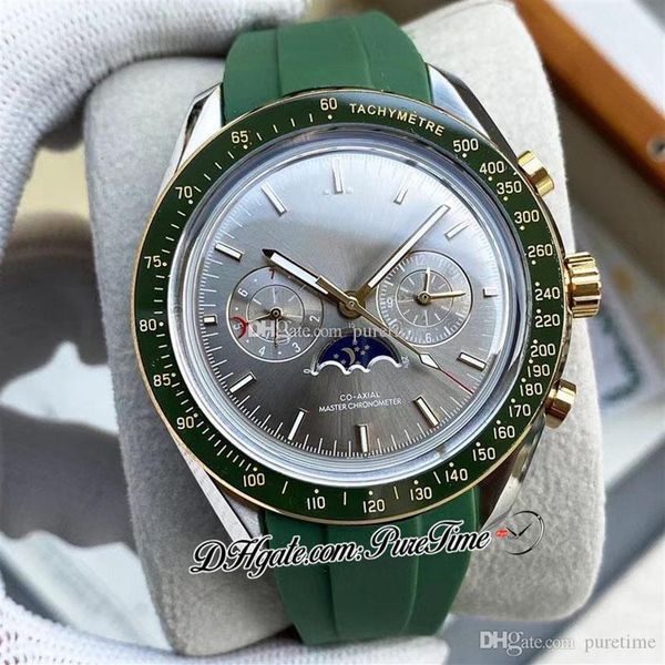 42mm moonwatch miyota automatic mens watch steel case green bezel gray dial stick markers moon phase rubber strap 7 styles watches239j, Slivery;brown
42mm moonwatch miyota automatic mens watch steel case green bezel gray dial stick markers moon phase rubber strap 7 styles watches239j, Slivery;brown