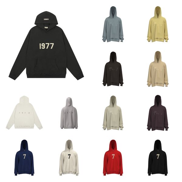 designer ess hooded essentailhoodie 1977 printed letter pullover sweatshirts classic oversized hoodie essentialclothing200, Black
designer ess hooded essentailhoodie 1977 printed letter pullover sweatshirts classic oversized hoodie essentialclothing200, Black