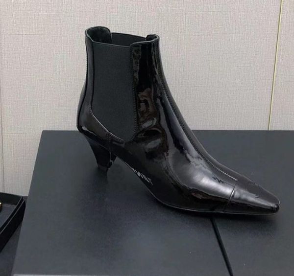 designer luxury pure color pointed boots womens outdoor party chelsea ankle boot lady, Black
designer luxury pure color pointed boots womens outdoor party chelsea ankle boot lady, Black