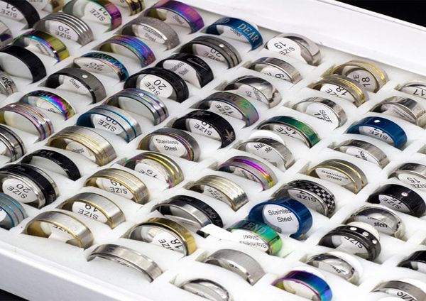 whole 50pcs mix lot men women fashion stainless steel rings wedding band finger ring trendy jewelry2610590, Slivery;golden
whole 50pcs mix lot men women fashion stainless steel rings wedding band finger ring trendy jewelry2610590, Slivery;golden