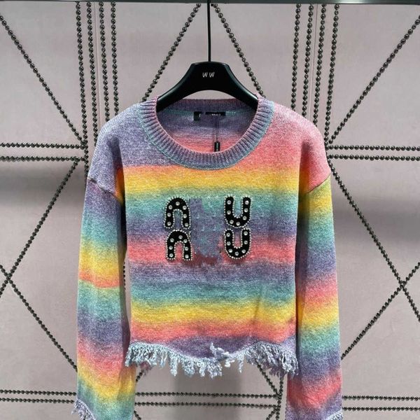 winter coat women sweaters embroidery knitwear miu designer sweater round neck hoodie women's long sleeve kint shirt warm sweatshirt, White;black
winter coat women sweaters embroidery knitwear miu designer sweater round neck hoodie women's long sleeve kint shirt warm sweatshirt, White;black